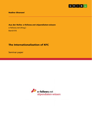 cover image of The Internationalization of KFC